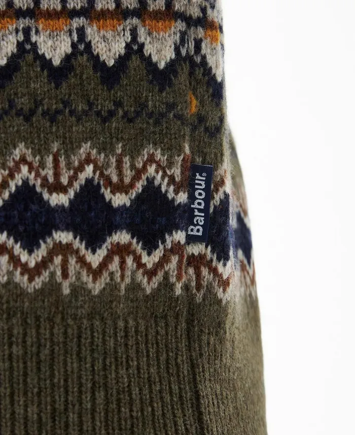 Men Sweaters Barbour Case Fair Isle Jumper Navy Marl Men Sweaters Barbour Case Fair Isle Jumper Navy Marl