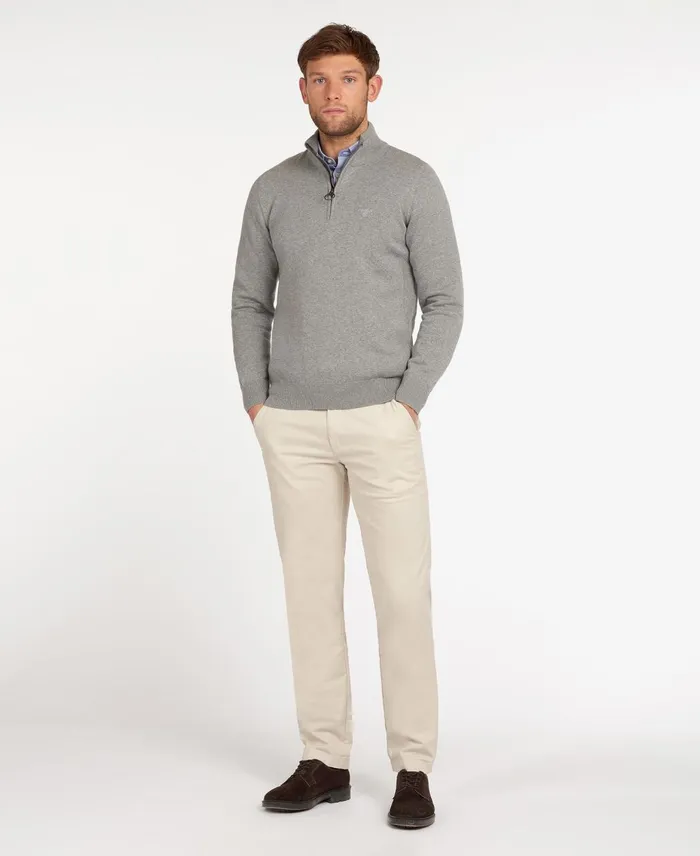 Men Sweaters Barbour Cotton Half Zip Sweater Navy Men Sweaters Barbour Cotton Half Zip Sweater Navy