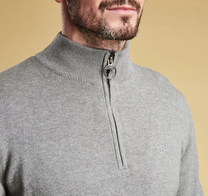 Men Sweaters Barbour Cotton Half Zip Sweater Navy Men Sweaters Barbour Cotton Half Zip Sweater Navy