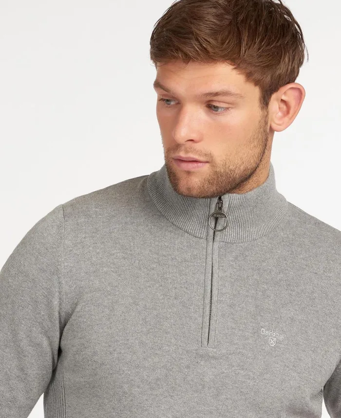 Men Sweaters Barbour Cotton Half Zip Sweater Navy Men Sweaters Barbour Cotton Half Zip Sweater Navy