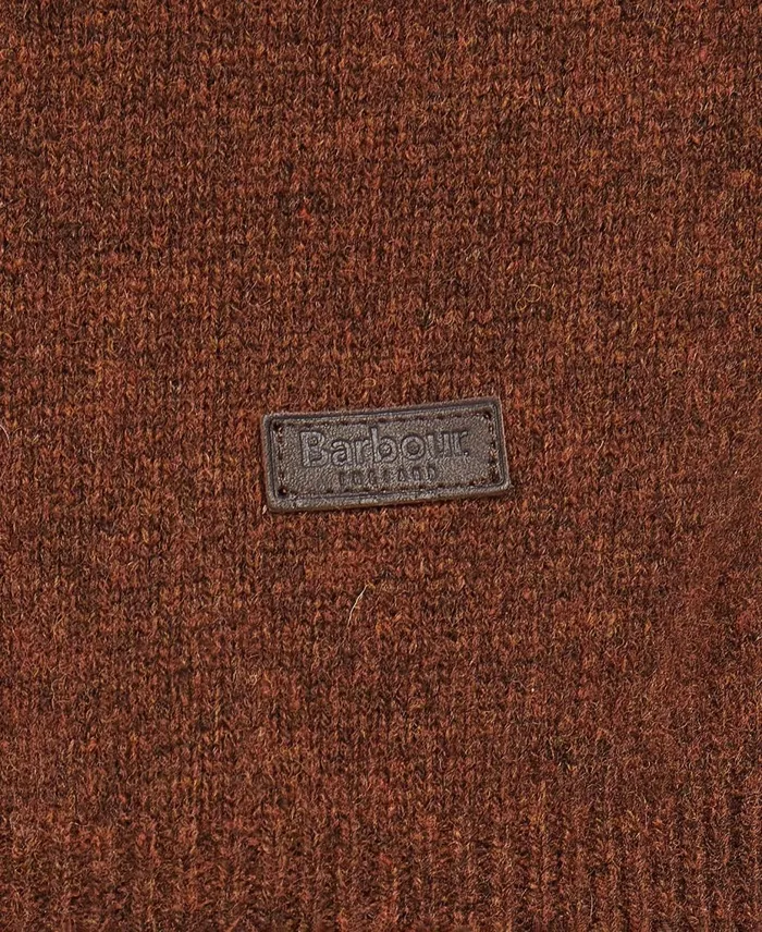 Men Sweaters Barbour Patch Crew Neck Sweater Charcoal Men Sweaters Barbour Patch Crew Neck Sweater Charcoal