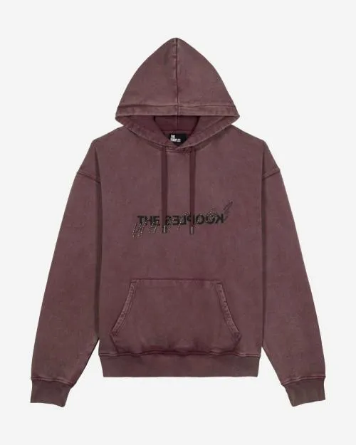 Men Sweatshirts The Kooples Burgundy What Is Hooded Sweatshirt Figue