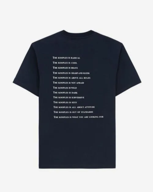 Men Tshirts The Kooples Blue What Is TShirt Navy