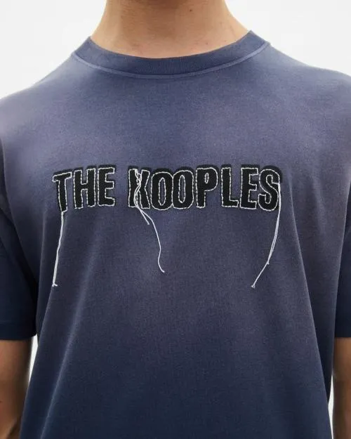 Men Tshirts The Kooples Navy Logo TShirt Dark Navy
