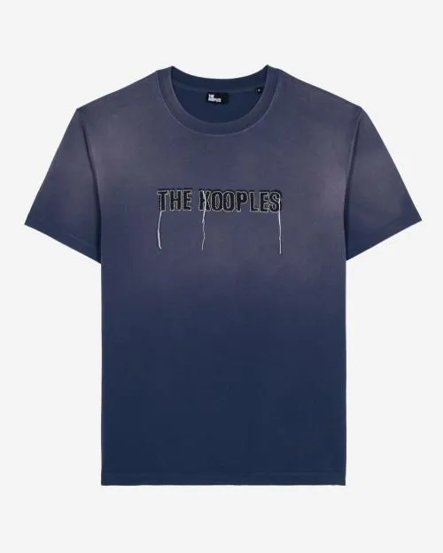 Men Tshirts The Kooples Navy Logo TShirt Dark Navy