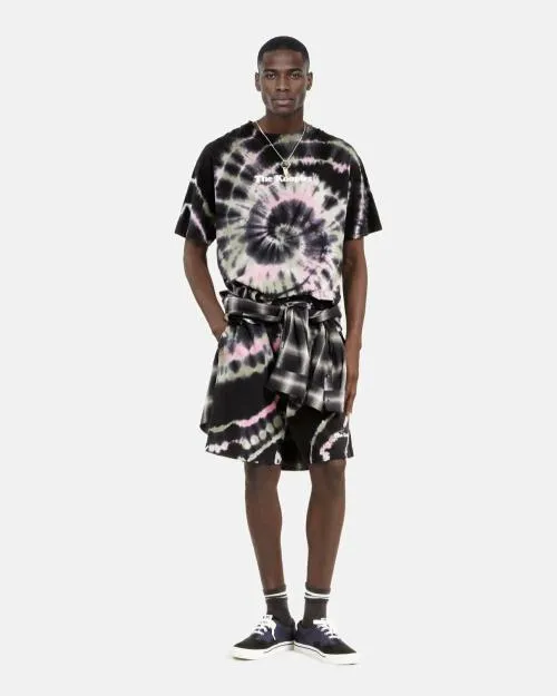 Men Tshirts The Kooples Tie Dye TShirt Ecru Green
