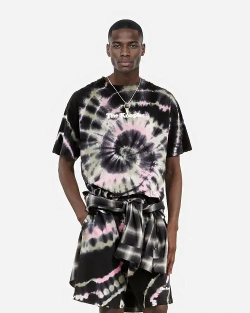 Men Tshirts The Kooples Tie Dye TShirt Ecru Green