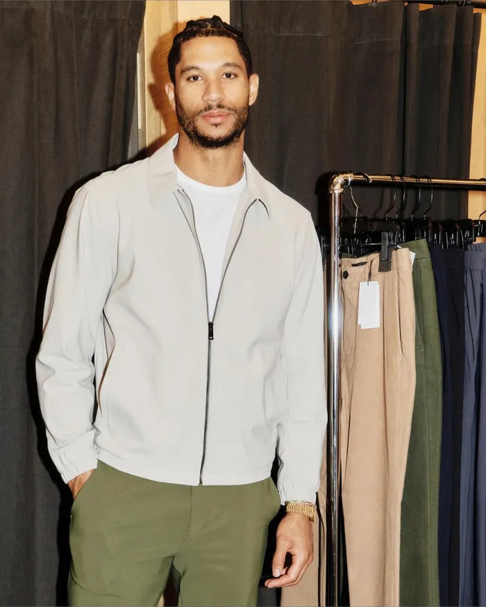 Men Theory Blazers Jackets Brody Jacket In Precision Ponte Putty