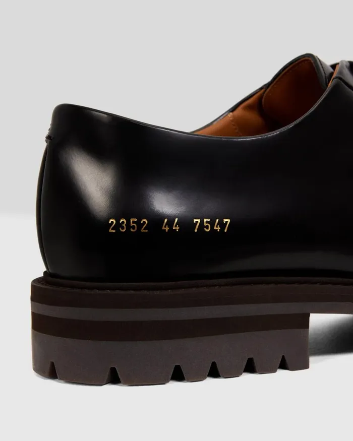 Men Theory Shoes Common Projects Derbys Black
