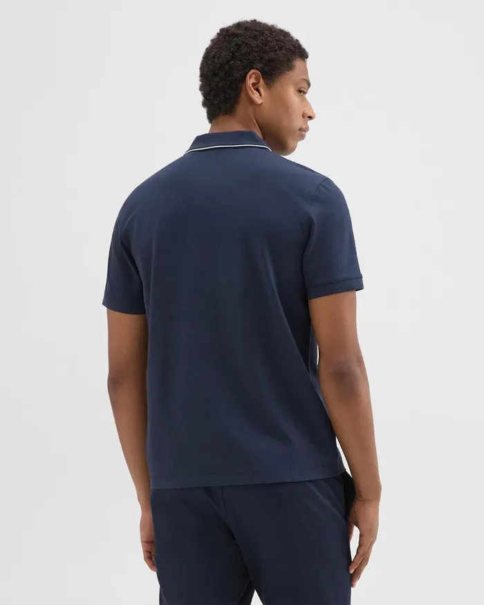 Men Theory TShirts Polos Johnny Collar Polo In Relay Jersey Baltic