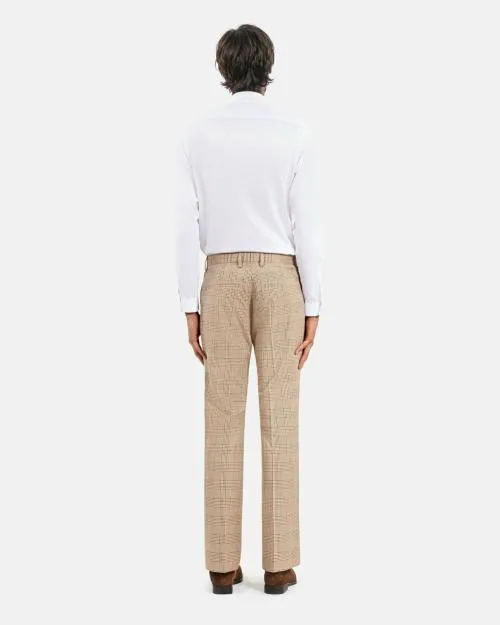Men Trousers and Jeans The Kooples Beige Prince Of Wales Suit Pants Beigebrown