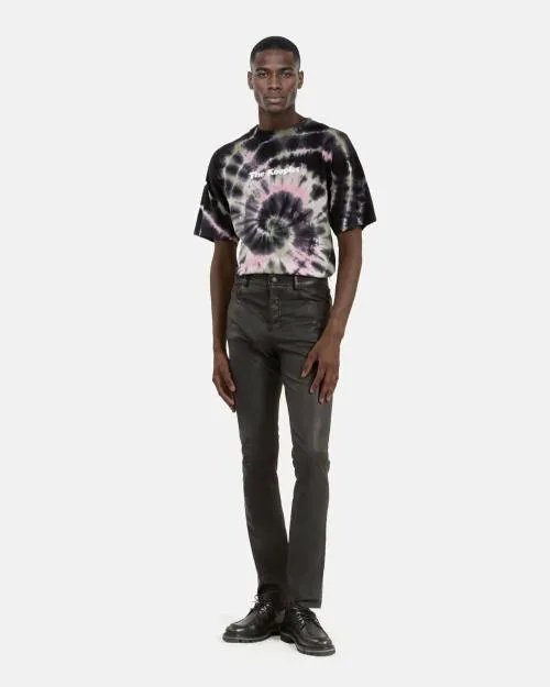 Men Trousers and Jeans The Kooples Black Leather SlimFit Pants Black