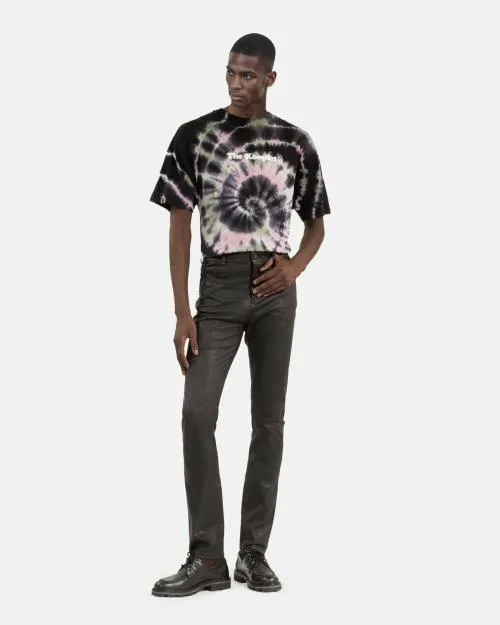 Men Trousers and Jeans The Kooples Black Leather SlimFit Pants Black