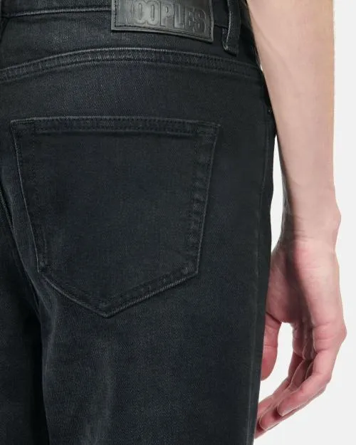 Men Trousers and Jeans The Kooples Black Slim Jeans Black Washed
