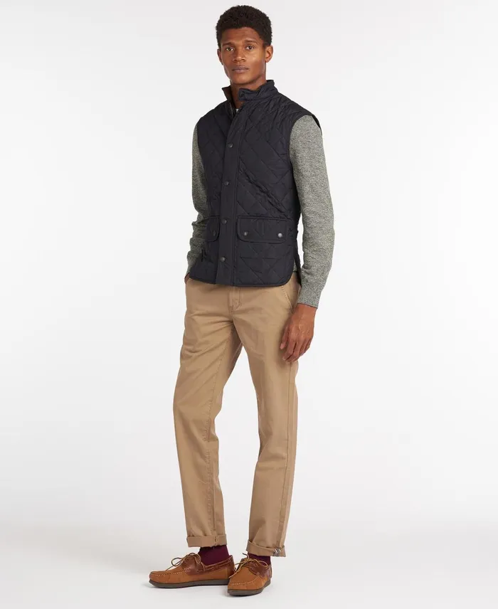 Men Vests Barbour Lowerdale Gilet Dusty Olive