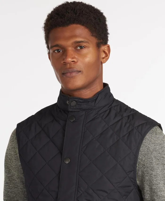 Men Vests Barbour Lowerdale Gilet Dusty Olive