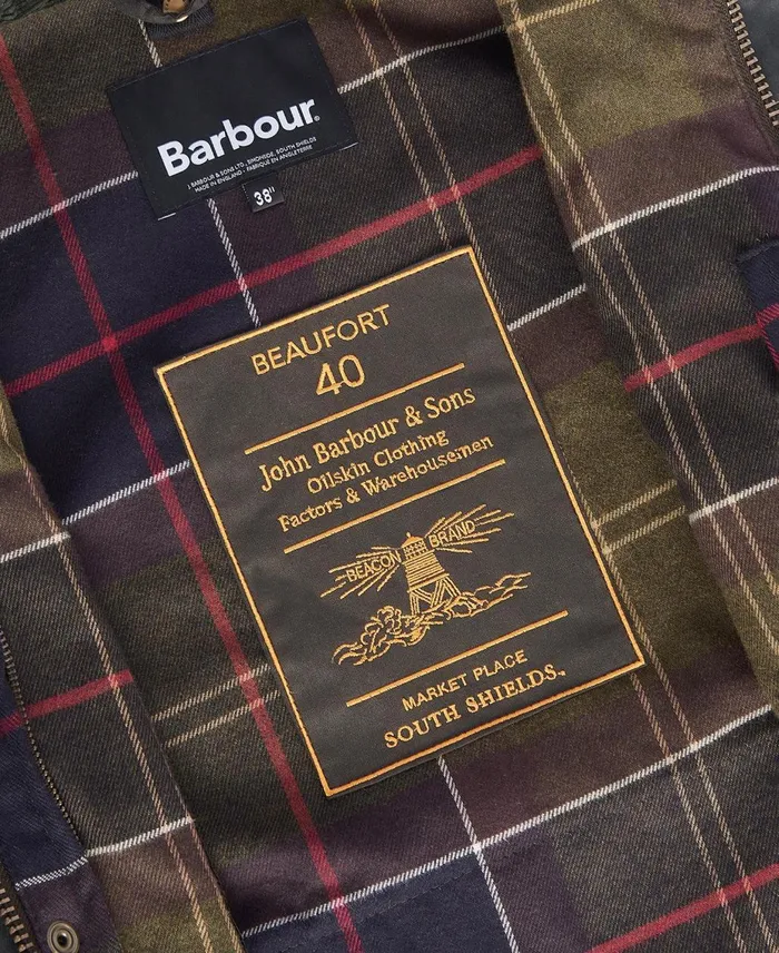Men Waxed Jackets Barbour 40th Anniversary Beaufort Wax Jacket Olive Men Waxed Jackets Barbour 40th Anniversary Beaufort Wax Jacket Olive