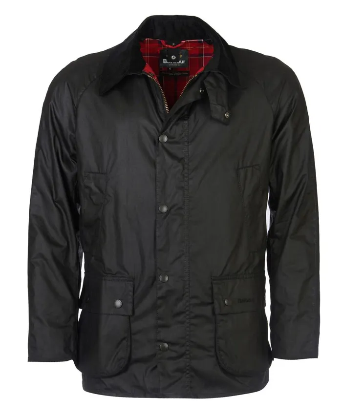 Men Waxed Jackets Barbour Ashby Wax Jacket Black