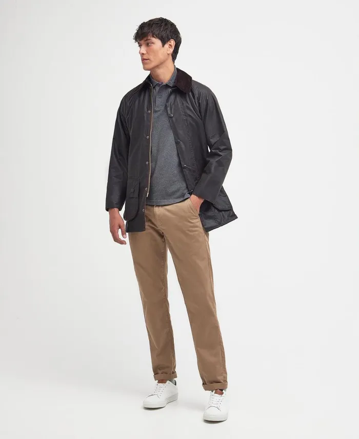 Men Waxed Jackets Barbour Beaufort Wax Jacket Bark