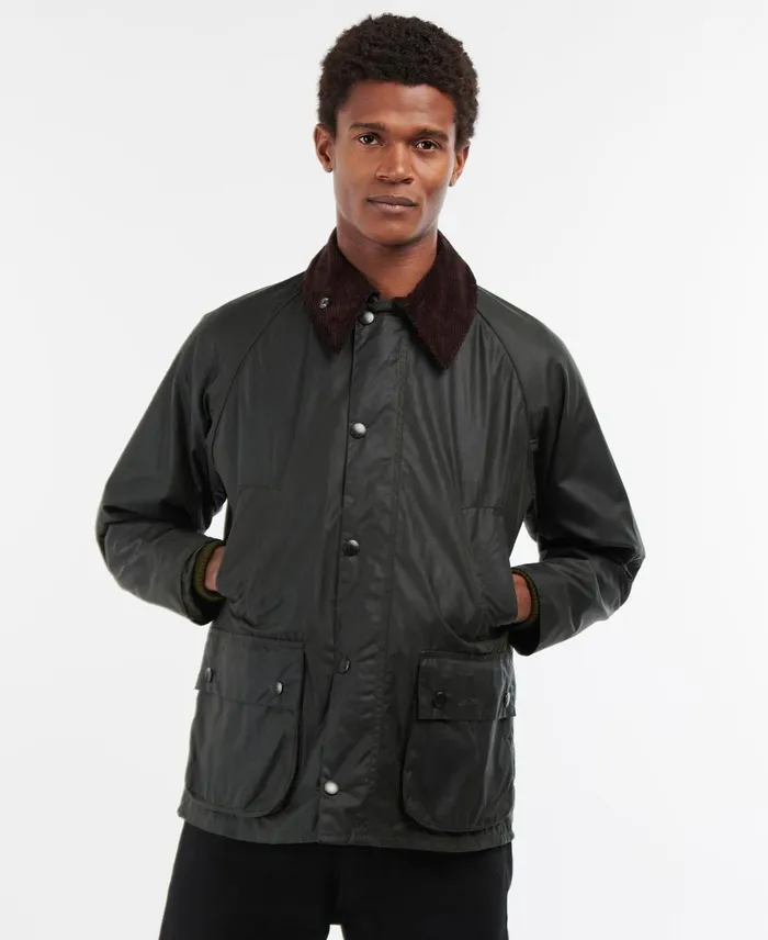 Men Waxed Jackets Barbour Bedale Wax Jacket Bark