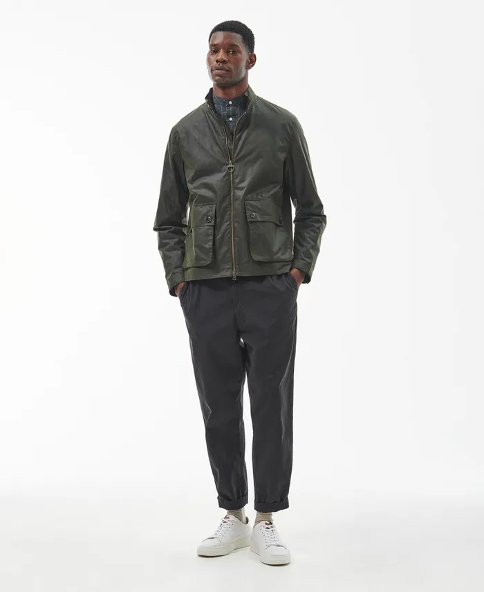 Men Waxed Jackets Barbour Harton Wax Jacket Fern Men Waxed Jackets Barbour Harton Wax Jacket Fern