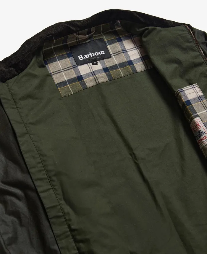 Men Waxed Jackets Barbour Harton Wax Jacket Fern Men Waxed Jackets Barbour Harton Wax Jacket Fern