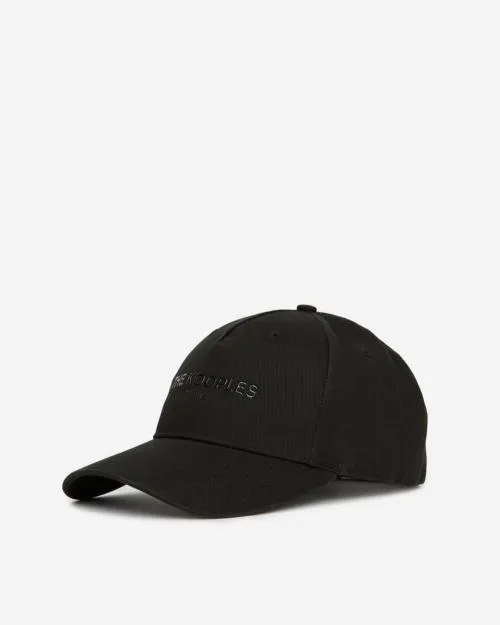 MenWomen Caps The Kooples Logo Black Cap Black