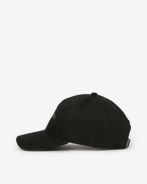 MenWomen Caps The Kooples Logo Black Cap Black