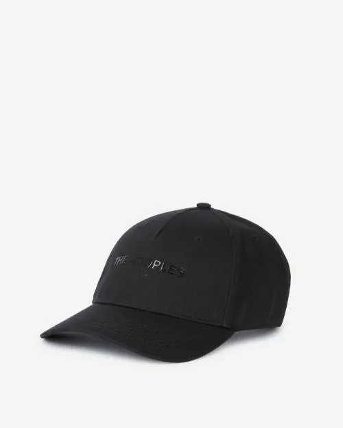 MenWomen Caps The Kooples Logo Black Cap Black