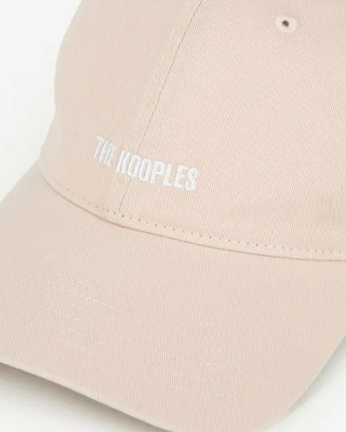 MenWomen Caps The Kooples Pink Embroidered Logo Cap Lila