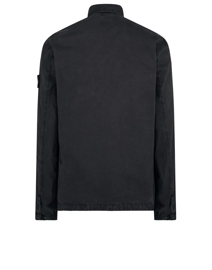 Mens 107Wn TCoOld Overshirt In Charcoal Stone Island Overshirts