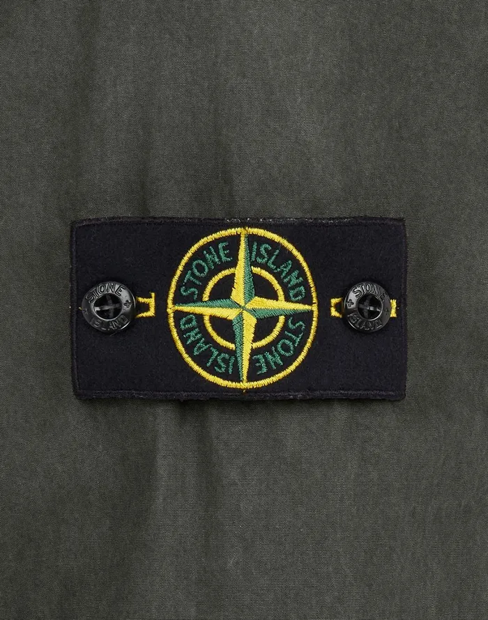 Mens 107Wn TCoOld Overshirt In Dark Forest Stone Island Overshirts
