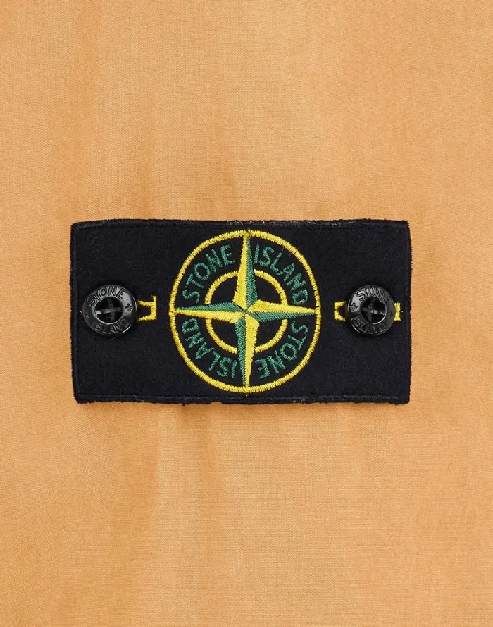 Mens 107Wn TCoOld Overshirt In Orange Stone Island Overshirts