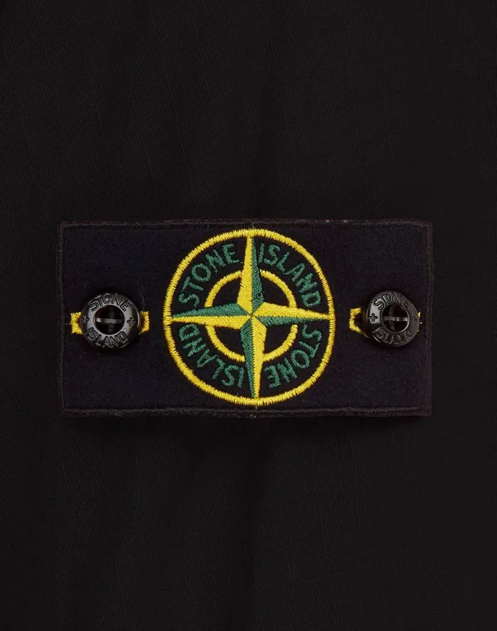 Mens 10802 Overshirt In Black Stone Island Overshirts