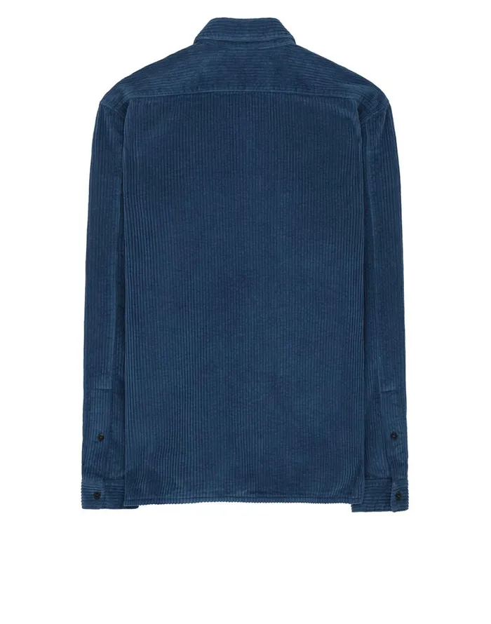 Mens 12111 Long Sleeve Shirt In Periwinkle Stone Island Shirts