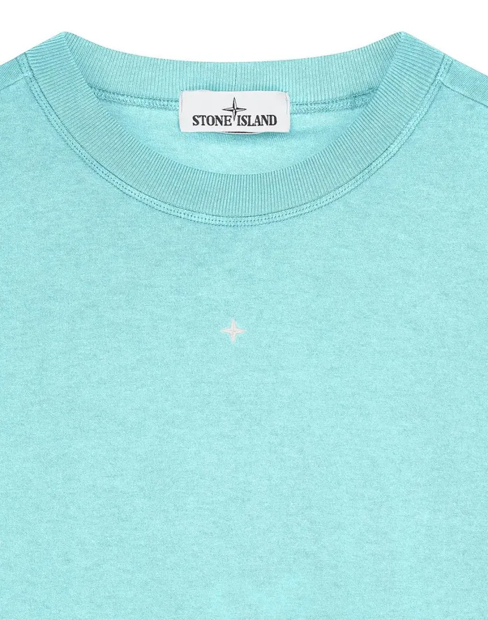 Mens 21344 ShortSleeve TShirt In Aqua Stone Island TShirts