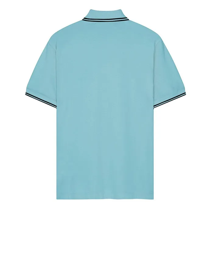Mens 22S18 Short Sleeve Polo Shirt In Aqua Stone Island Polo Shirts