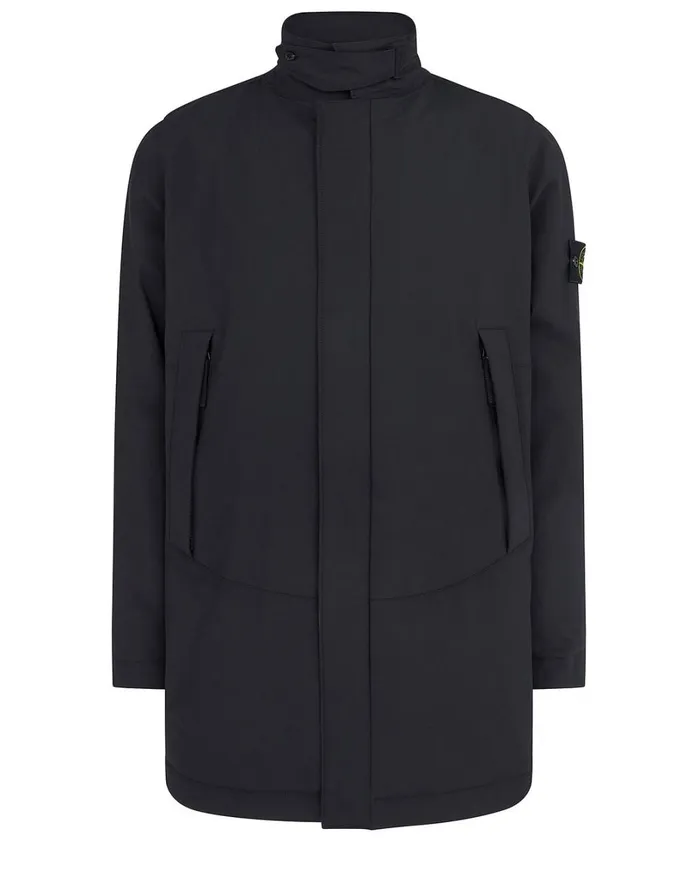 Mens 41727 Soft ShellR With Primaloft Insulation Trench Coat In Black Stone Island Coats 038 Jackets Mens 41727 Soft ShellR With Primaloft Insulation Trench Coat In Black Stone Island Coats 038 Jackets