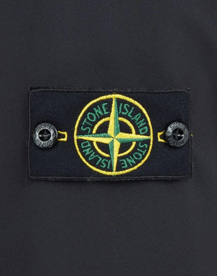 Mens 41727 Soft ShellR With Primaloft Insulation Trench Coat In Black Stone Island Coats 038 Jackets
