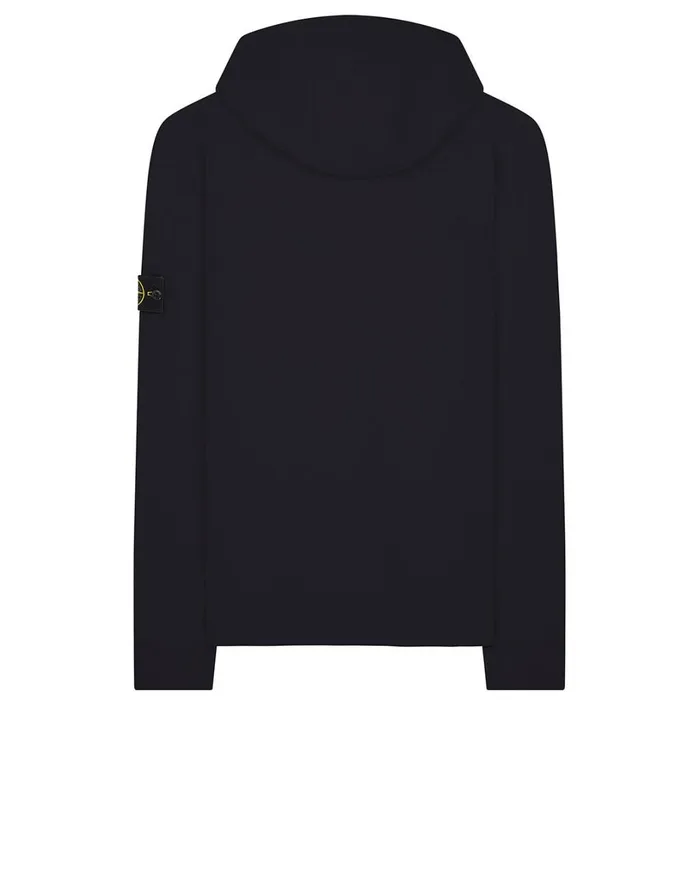 Mens 60640 Hooded Sweatshirt In Black Stone Island Sweatshirts
