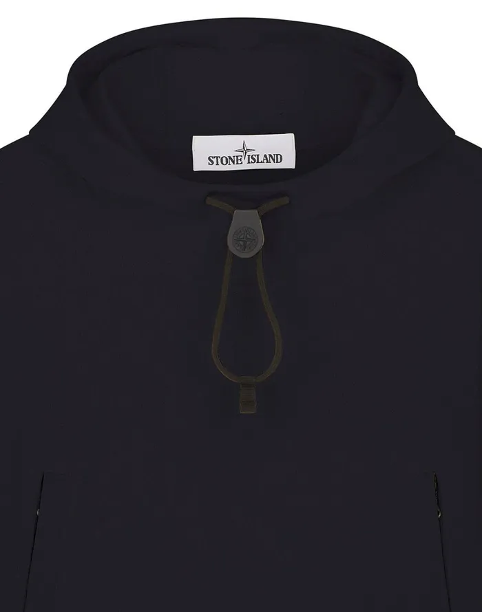 Mens 60640 Hooded Sweatshirt In Black Stone Island Sweatshirts