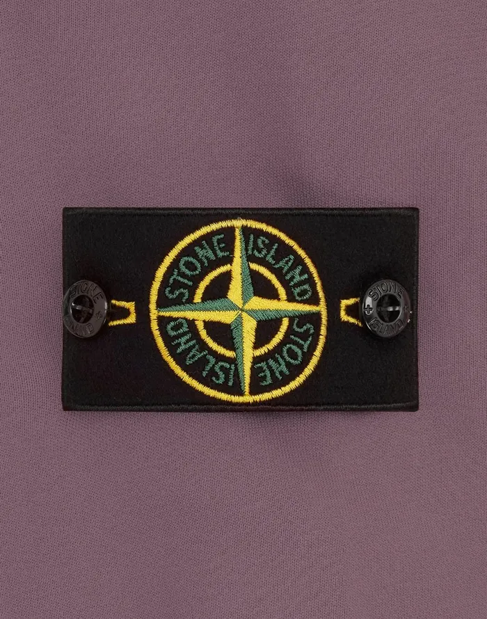 Mens 63020 Sweatshirt In Violet Stone Island Sweatshirts