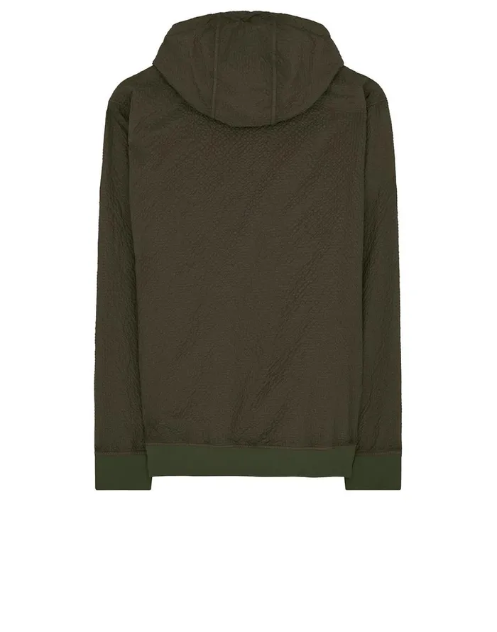 Mens 64034 PolyColour FrameTc Hooded Sweatshirt In Dark Forest Stone Island Sweatshirts