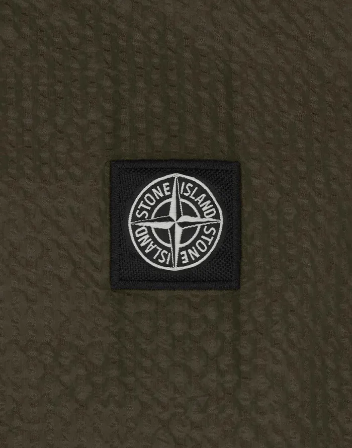 Mens 64034 PolyColour FrameTc Hooded Sweatshirt In Dark Forest Stone Island Sweatshirts