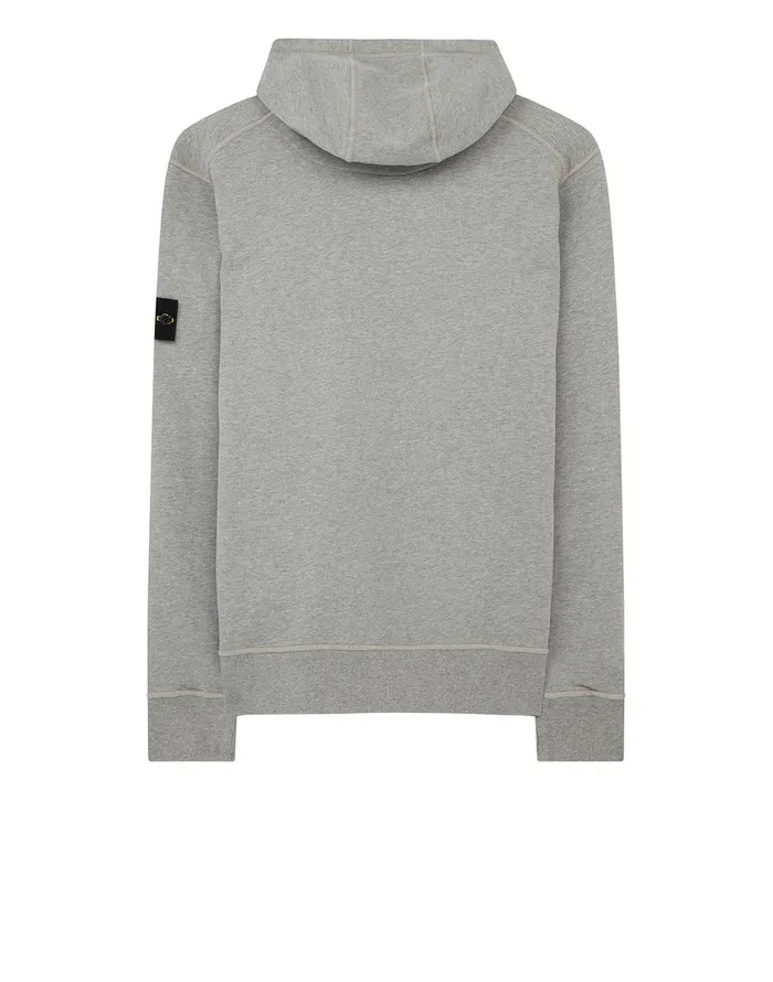 Mens 64120 Hooded Sweatshirt In Dust Stone Island Sweatshirts