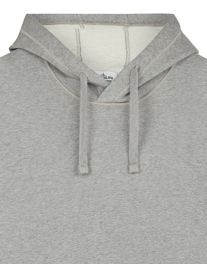 Mens 64120 Hooded Sweatshirt In Dust Stone Island Sweatshirts