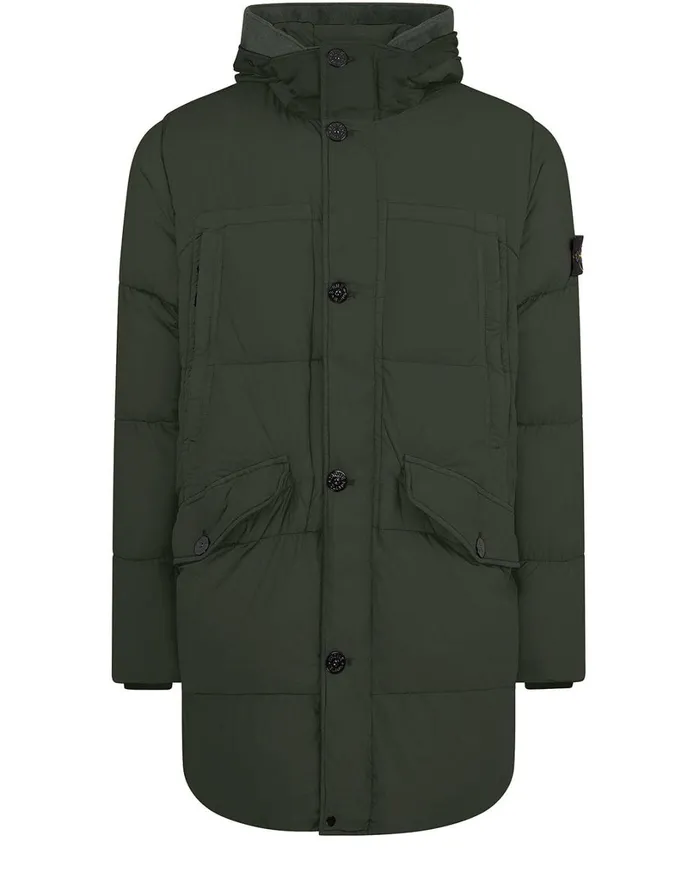 Mens 70123 Garment Dyed Crinkle Reps Ny Down Jacket In Dark Forest Stone Island Coats 038 Jackets Mens 70123 Garment Dyed Crinkle Reps Ny Down Jacket In Dark Forest Stone Island Coats 038 Jackets