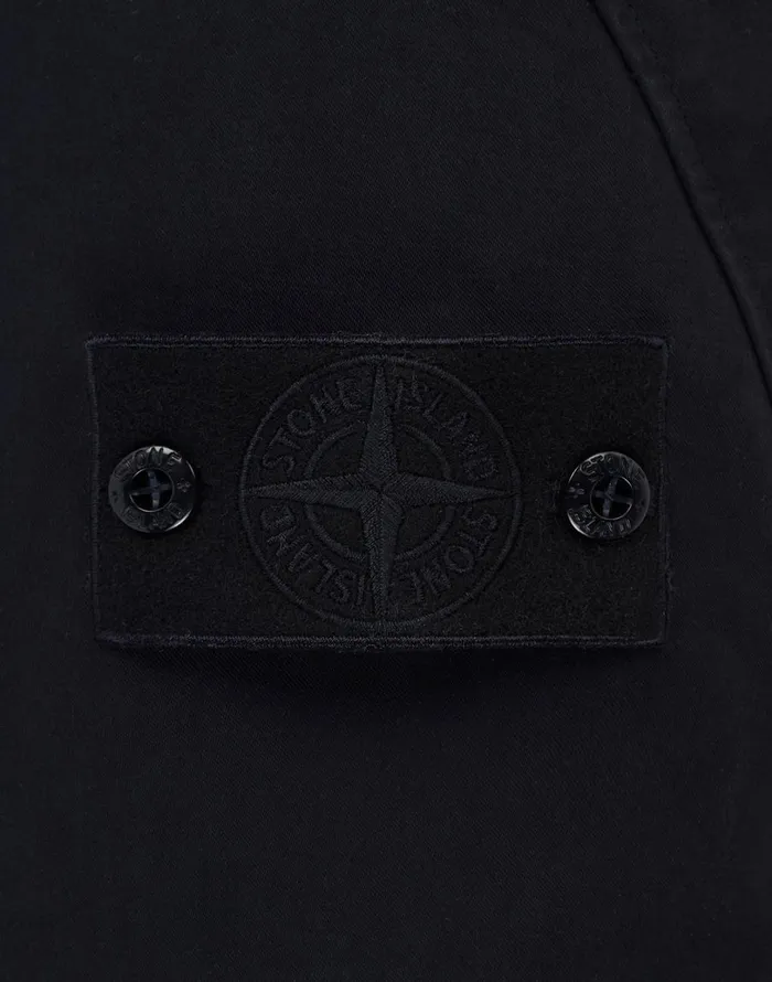 Mens Coats and Jackets Stone Island 440F1 Raso Gommato Double Ghost Piece With Detachable Lining Trench Coat In NavyJackets Navy
