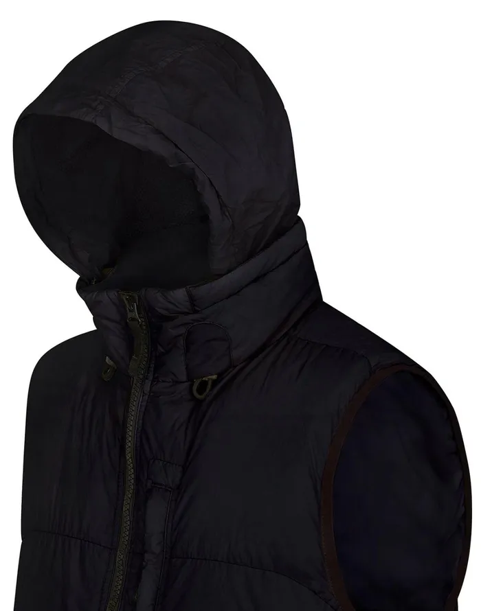 Mens G0123 Garment Dyed Crinkle Reps Ny Down Vest In Navy Stone Island Coats 038 Jackets