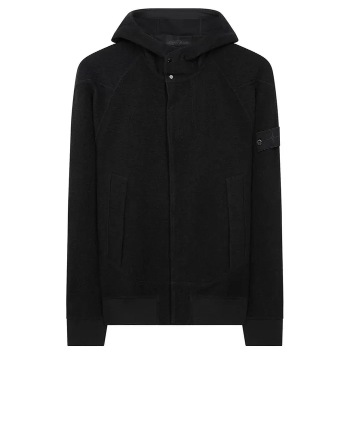 Mens Sweatshirts Stone Island 651F5 Hooded Full Zip Sweatshirt In BlackSweatshirts Black Mens Sweatshirts Stone Island 651F5 Hooded Full Zip Sweatshirt In BlackSweatshirts Black